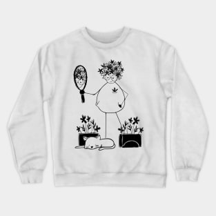 Self Love minimalist line art Crewneck Sweatshirt